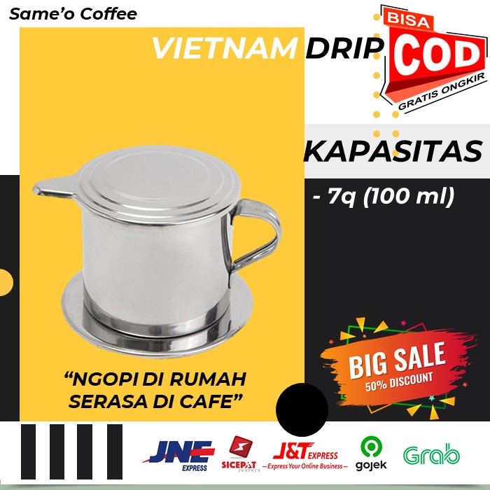 VIETNAM DRIP 7Q COFFEE DRIP (1 CUP)