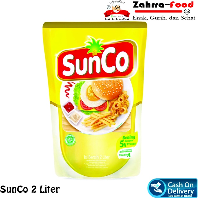 

Minyak goreng murah Refil Pouch SunCO 2 Liter 2liter Original Pouch Refil