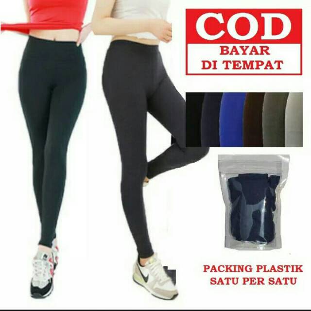  CELANA  LEGGING  BAHAN  SPANDEX  STANDAR Shopee Indonesia