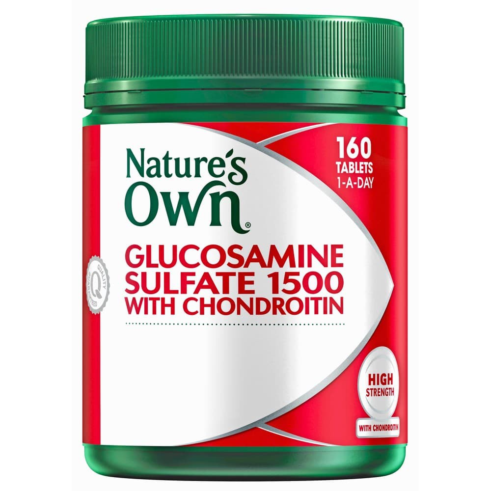 Nature's Own Glucosamine Sulfate 1500 + Chondroitin - 160 Tablets
