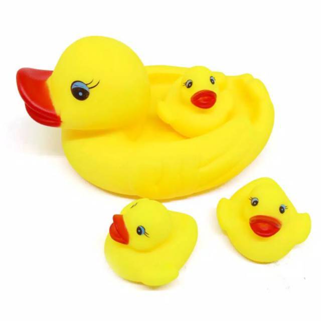 Mainan anak bayi bebek bunyi untuk mandi edukasi 1 induk Mainan anak bayi bebek bunyi untuk mandi edukasi 1 induk