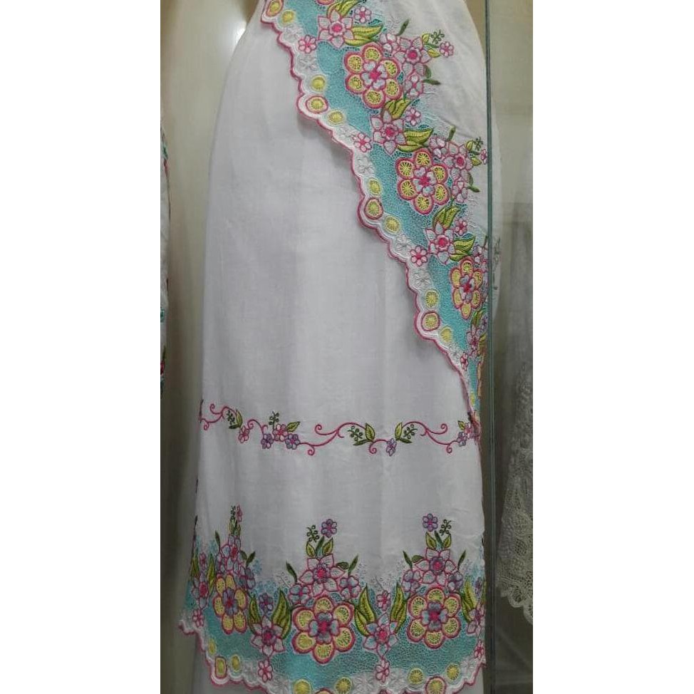 Bukittinggi Original Laris Manis Mukena Kerancang Mesin Hitam Ayoo Order Bordiran Sulaman
