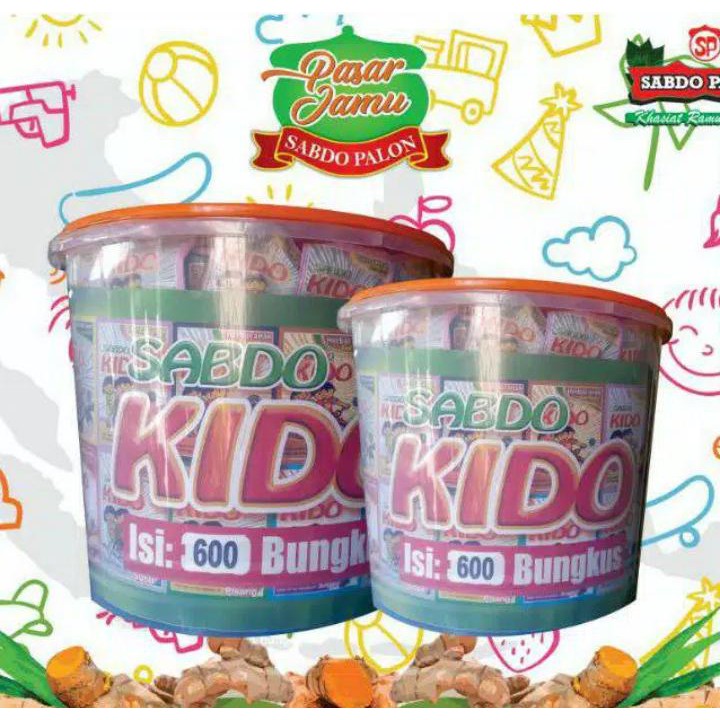 

Aneka Snack Jamu anak SABDO KIDO Toples Isi 600 Sachet Sabdo Palon