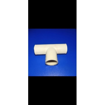 Tee pipa listrik 17mm 18mm putih dan abu"