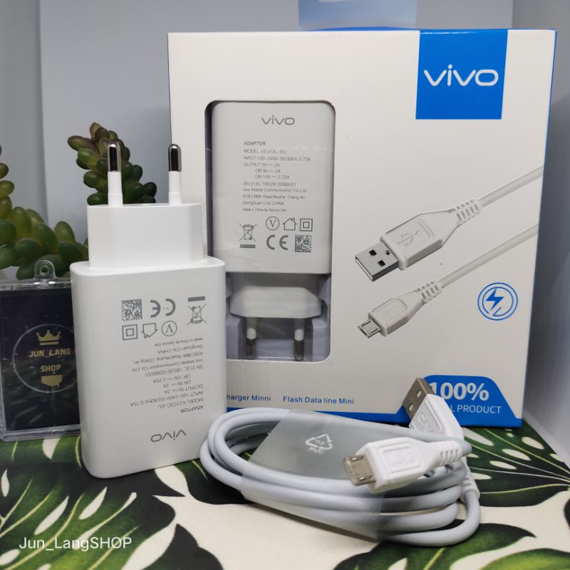 TRAVEL CHARGER CARGER CASAN CAS VIVO V15 V15 PRO V15PRO FAST CHARGING MICRO ORIGINAL