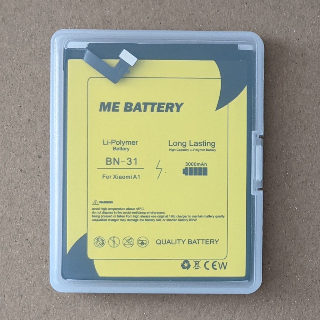 Baterai Xiaomi Mi A1 - BN31