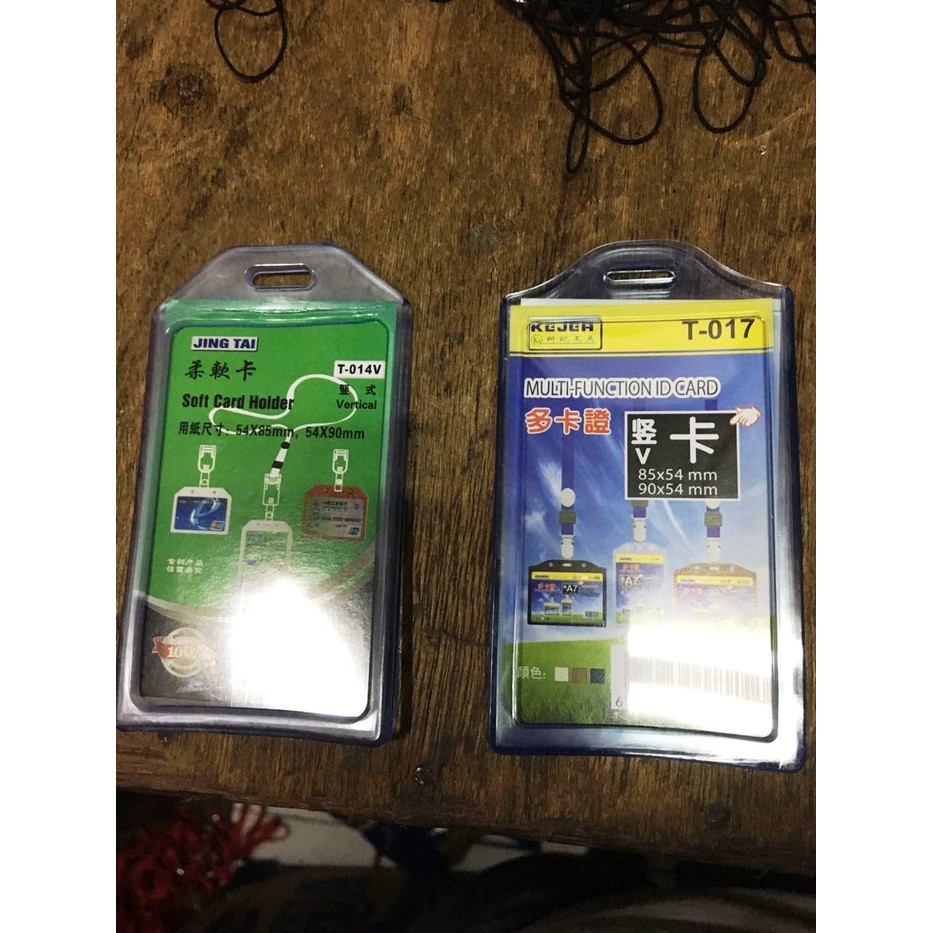 

Slot ID lentur dan transparan isi 1 kartu