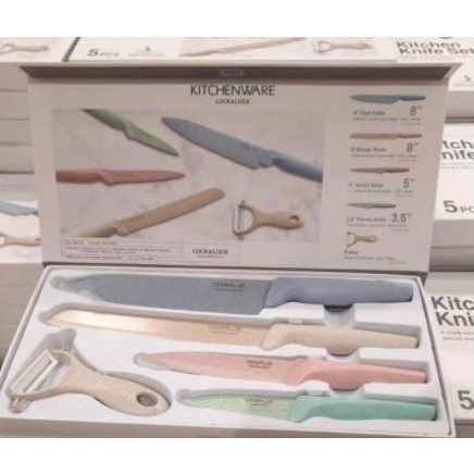 Knife Set Lock N Lock Pastel Series
