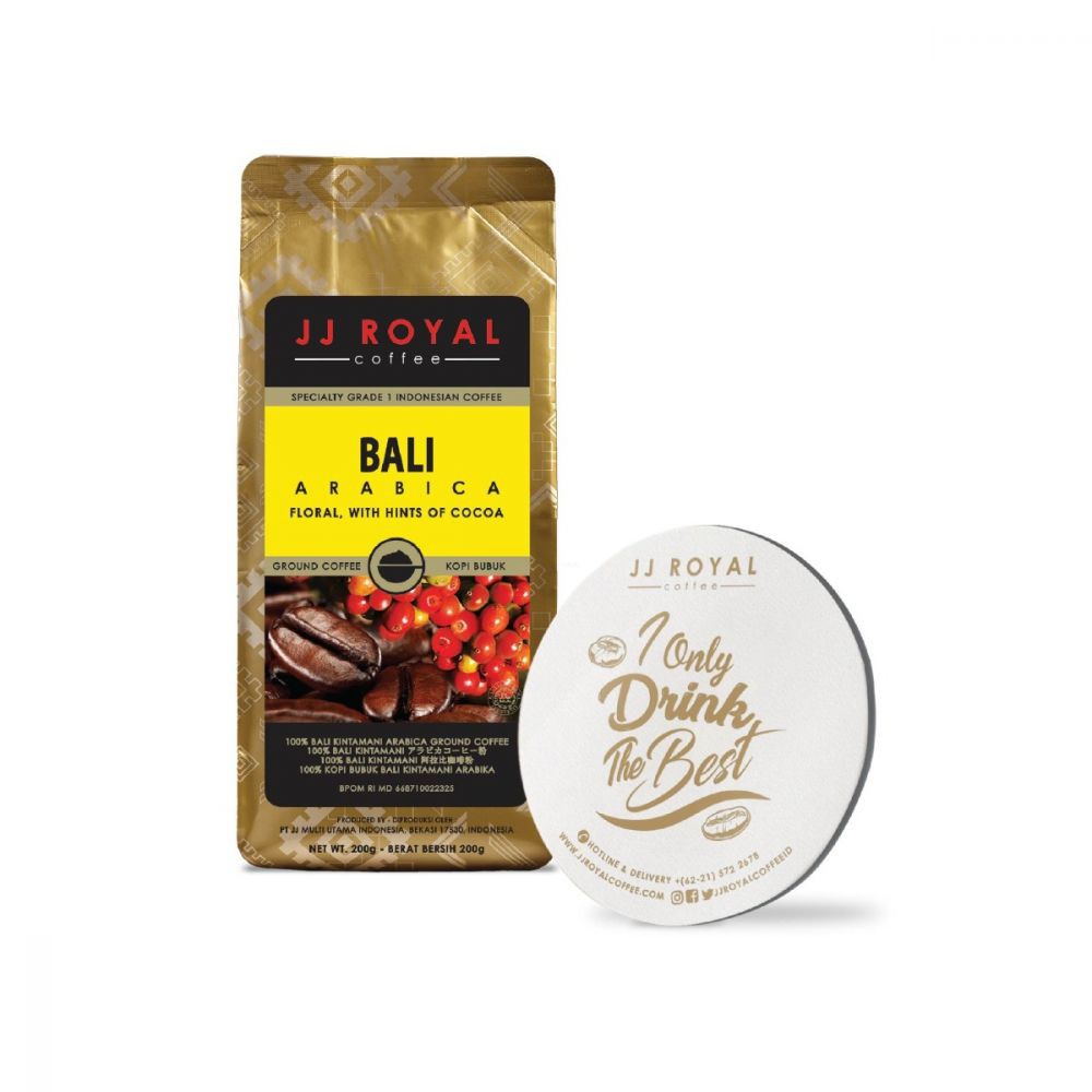 

JJ ROYAL KINTAMANI BALI ARABICA 200GR BUBUK