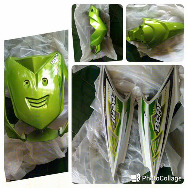 Full Body Halus Honda Beat karbu satu set hijau