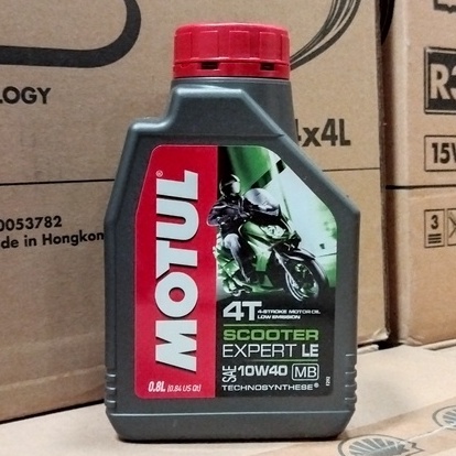 OLI MESIN MOTOR MATIC MOTUL SCOOTER EXPERT LE 10W-40 800 ML