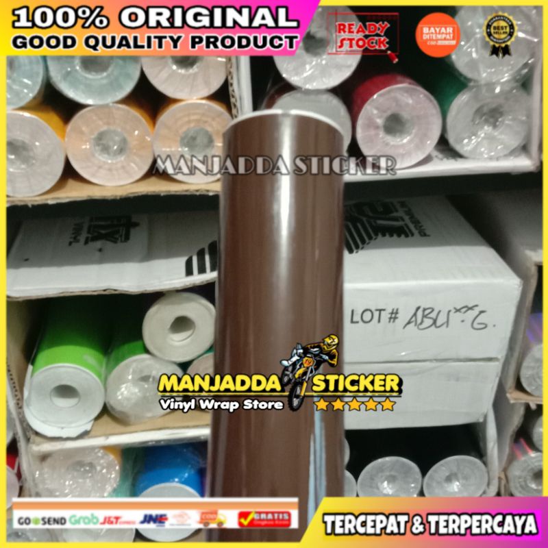 STICKER SKOTLET COKLAT / STICKER BROWN / SKOTLET COKLAT TUA