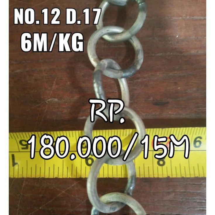 Batu Rantai Kawat Jala Ikan Las.No.12 D.17