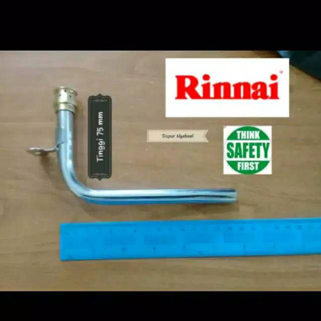 PIPA/CORONG KOMPOR RINNAI API LILIN SATU SET