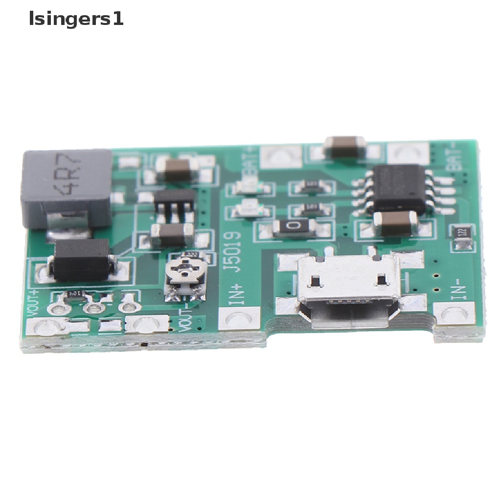 (lsingers1) Modul step up boost Baterai li-ion 18650 3.7v 4.2v dc-dc