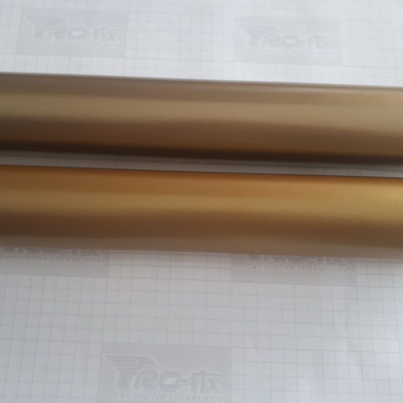 SKOTLET WARPING MOTOR DAN MOBIL WARNA GOLD DOFF GOLD GLOSSY STIKER WARNA GOLD PRO-FIX  45cm x 1meter