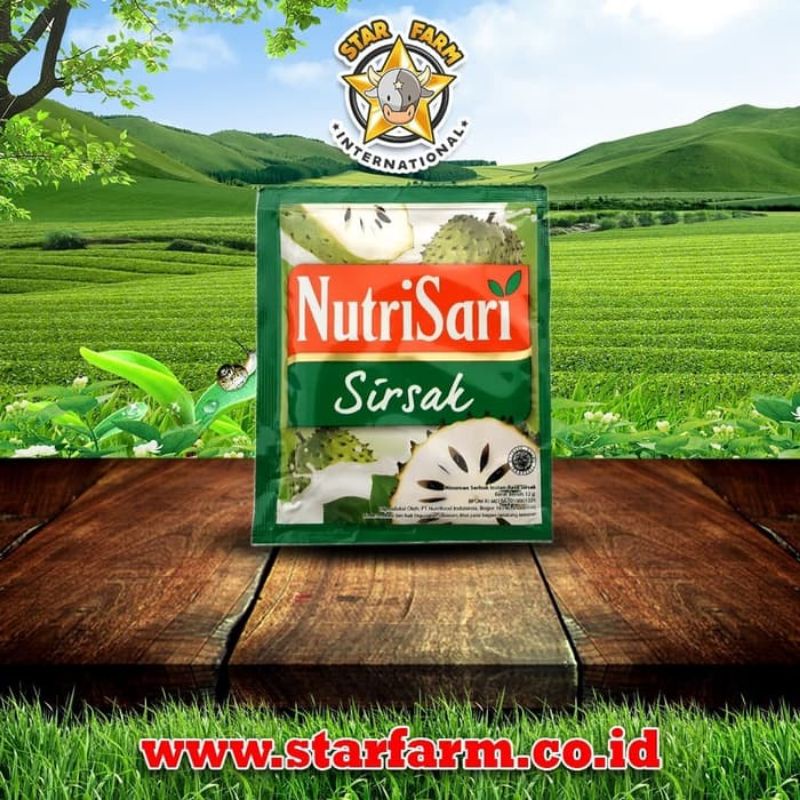 

Nutrisari SIRSAK 1RENTENG (=10 SACHET_14g)