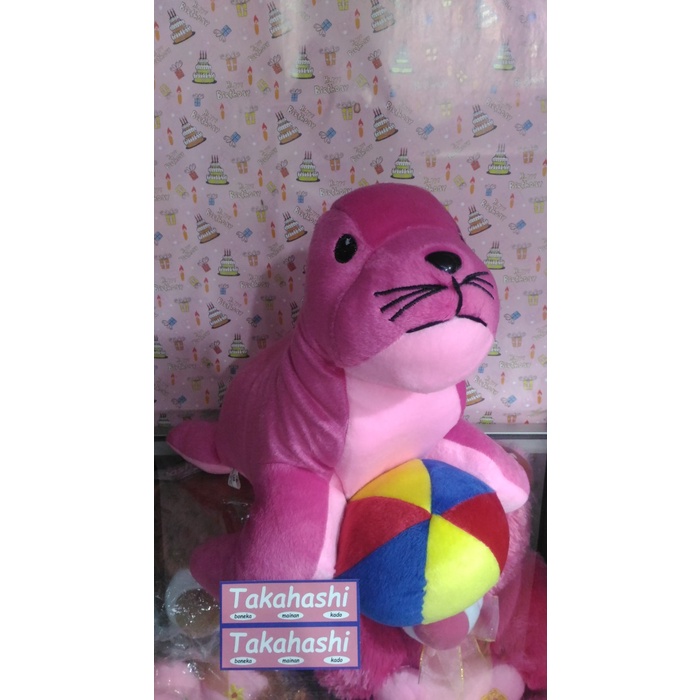 Hot Sale Boneka Anjing Laut Pink Terlaris