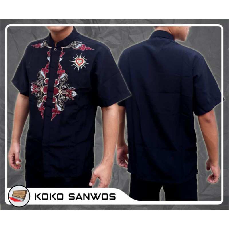 BAJU KOKO PSHT BAJU KOKO PRIA PSHT BAJU KOKO TERATE HATI BERSINAR