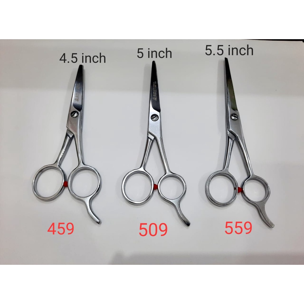 Gunting Salon BUDLET Potong Rambut 459 / 509/ 559/ 609/ 659 Stainless Barbershop Scissors