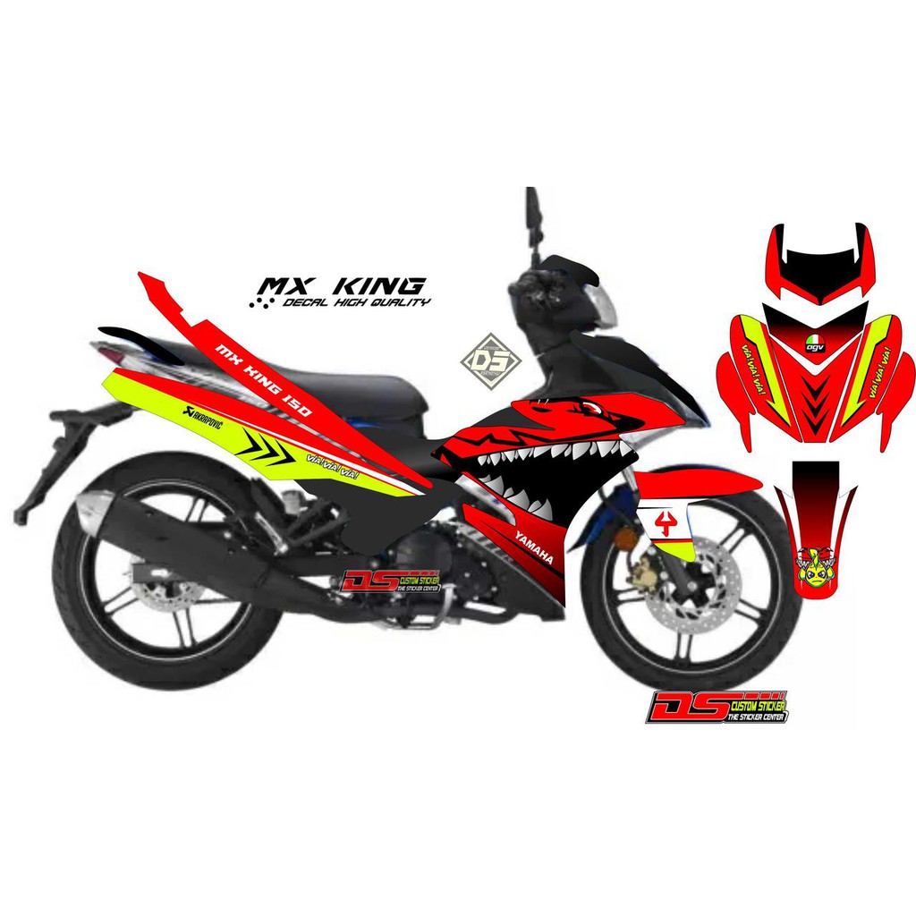Striping Decal Jupiter Mx King Hiu Shark Shopee Indonesia