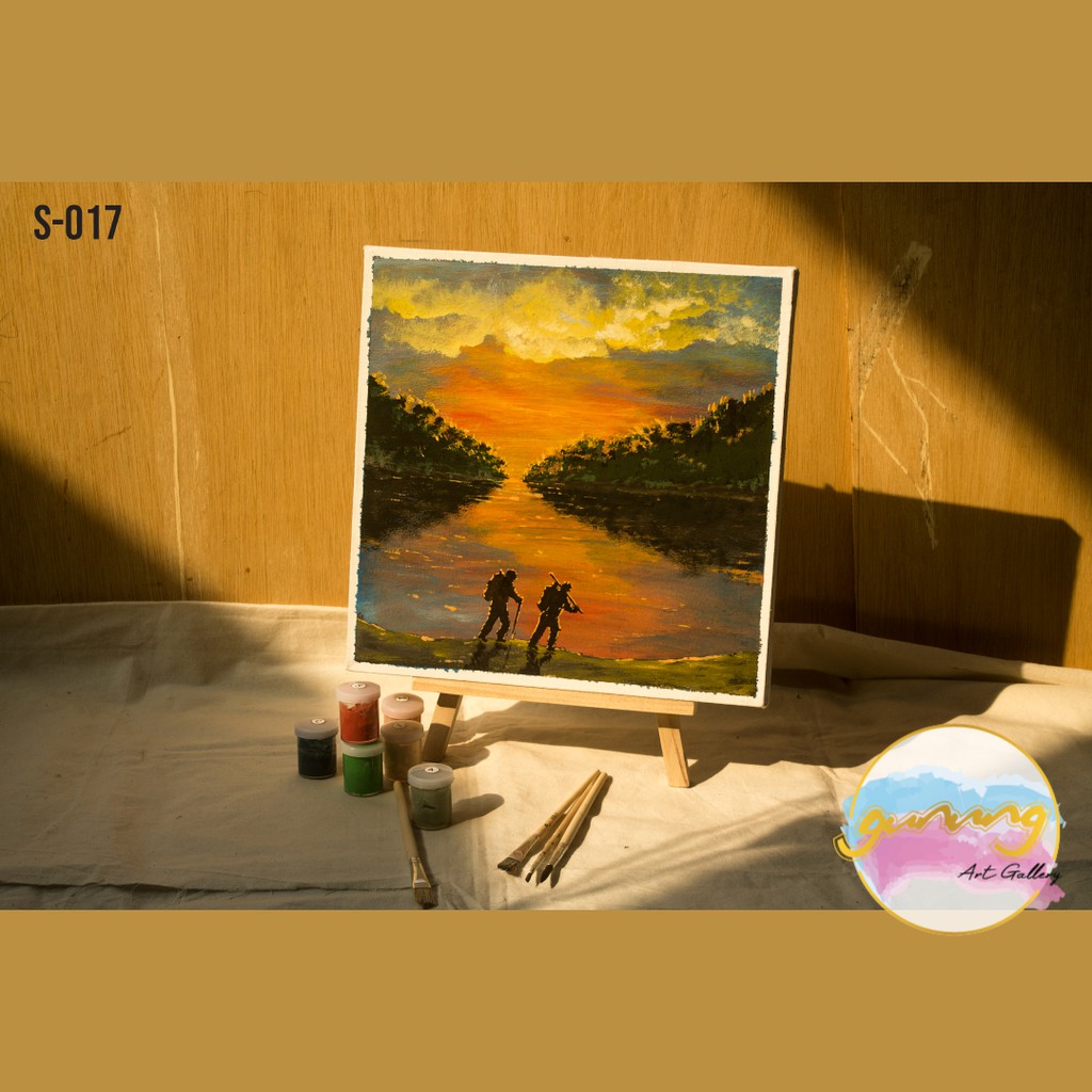 Lukisan Pemandangan Alam Kanvas | S-017