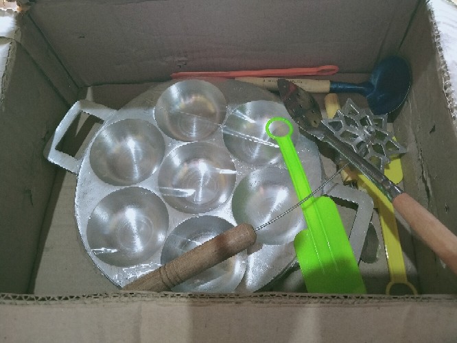 Cetakan Kue Karabikang Jb Super Tebal - Kue Serabi - Kue Bika Ambon + Free Tutup & Sutil