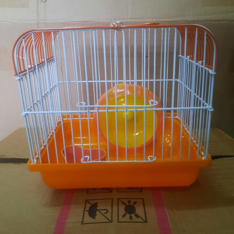 kandang hamster kecil 20x20-Orange