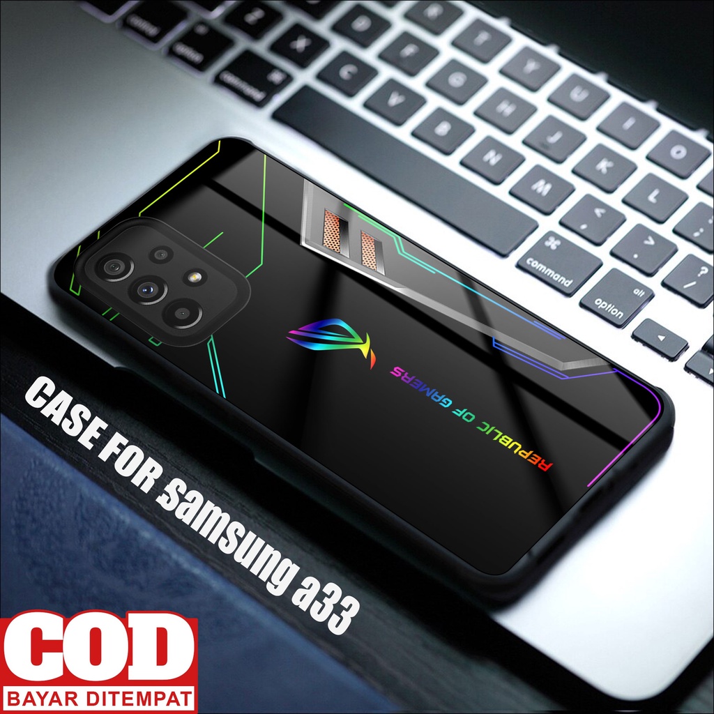 Case SAMSUNG A33 - Casing SAMSUNG A33 Terbaru Case [ MOTIF ROG ] Cassing Hp SAMSUNG A33 - Silikon Hp
