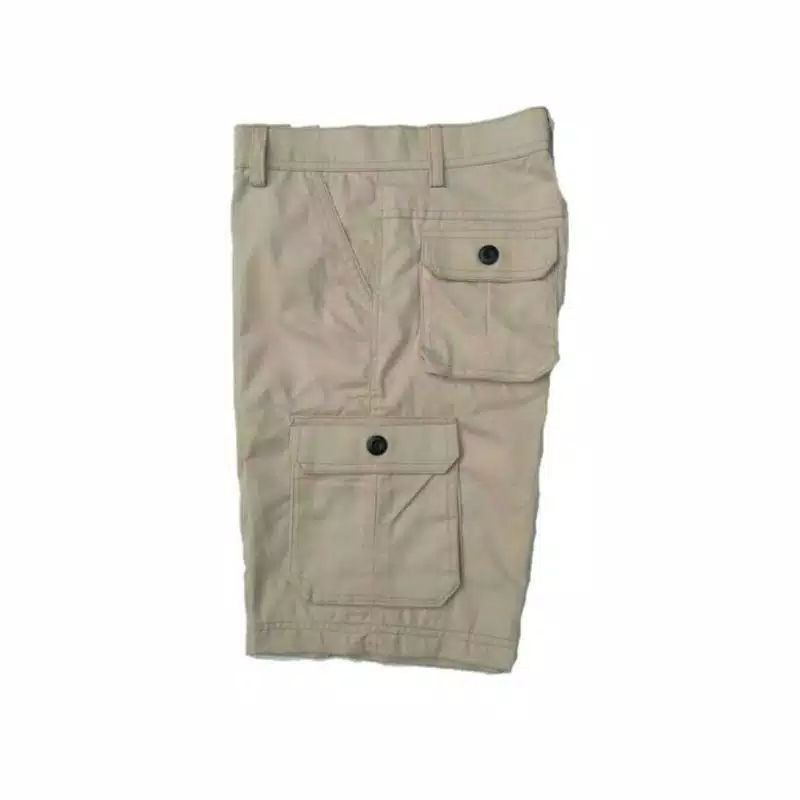 CELANA CARGO PENDEK SIZE 27-38 HITAM MOCA GREY CREAM