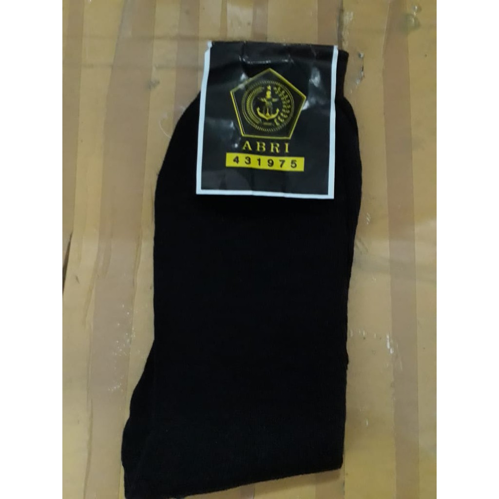 AM Kaos Kaki PDH Biasa Hitam - Kaos Kaki ABRI Biasa Hitam