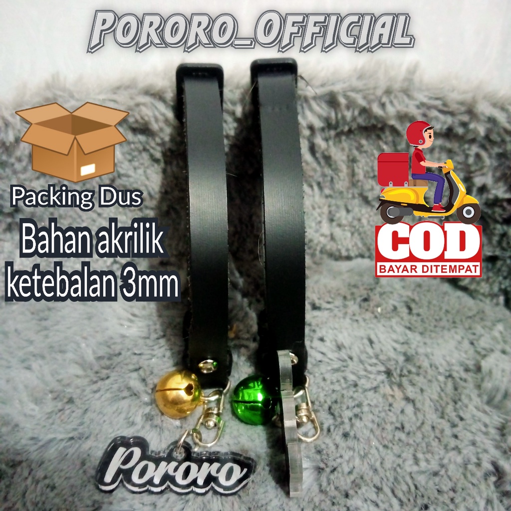 Kalung kucing Custom Akrilik lucu Murah