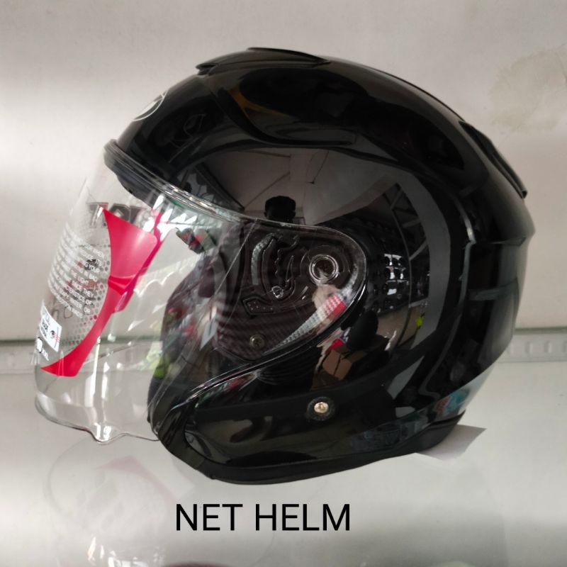 HELM KYT KYOTO R BLACK METALIK ORI KYT KYOTO