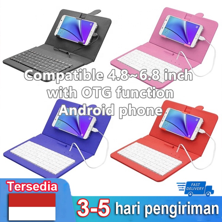 Mini Umum Kabel Ponsel Tablet Sarung Keyboard Sarung Penutup untuk Tablet Ponsel Termasuk Keyboard