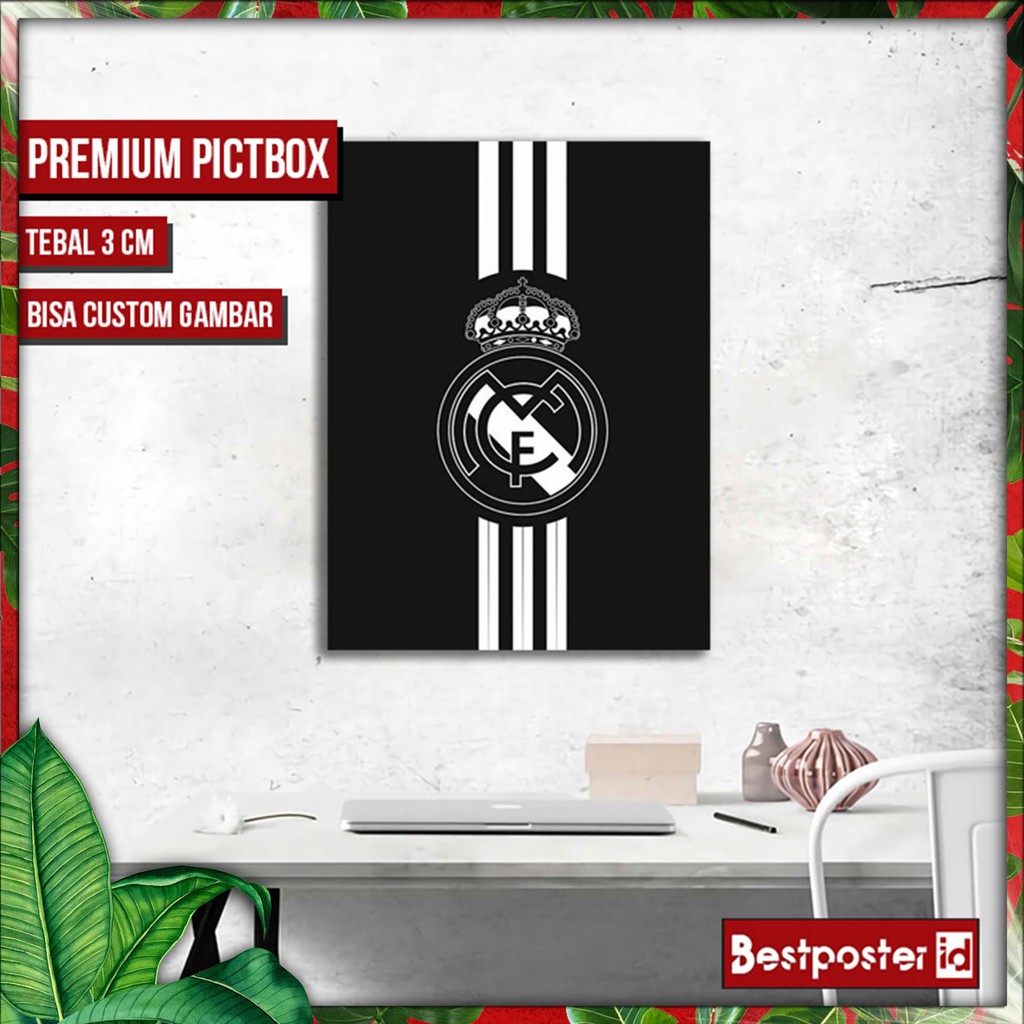 Poster Dinding REAL MADRID Pop Art BOLA 0344