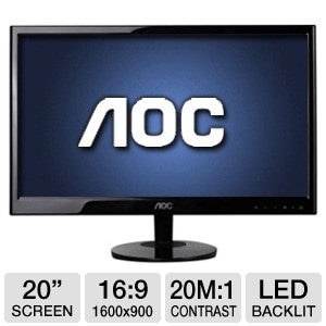 MONITOR LED AOC 20 INCH