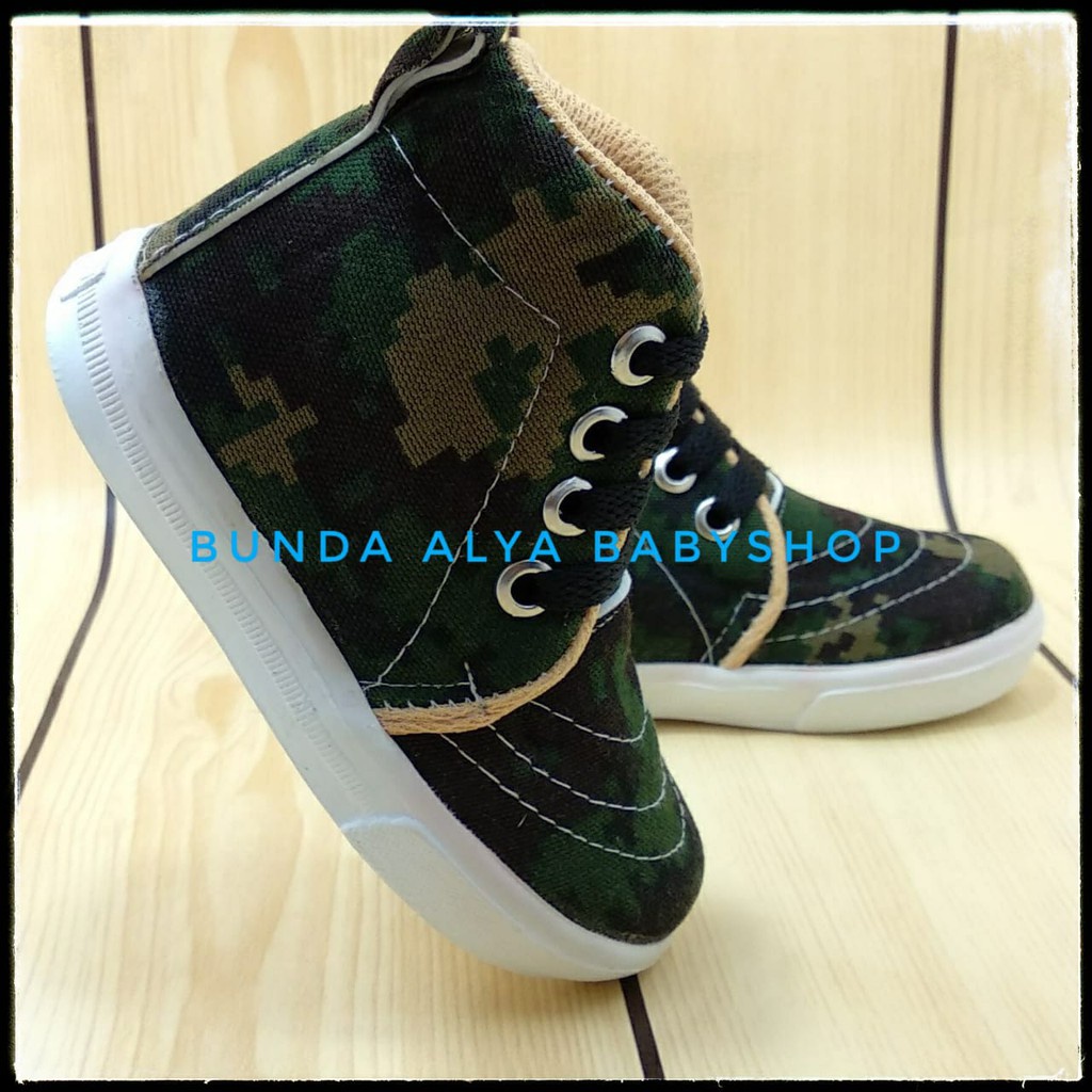 Sepatu Anak Boots Usia 2 3 Tahun - Sepatu Anak Boots ARMY Reject Layak Pakai [SEPATU REJECT]