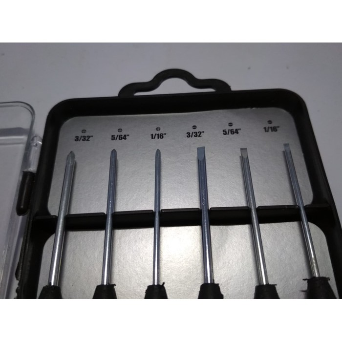 Obeng jam set Precision Screwdriver set 6pcs