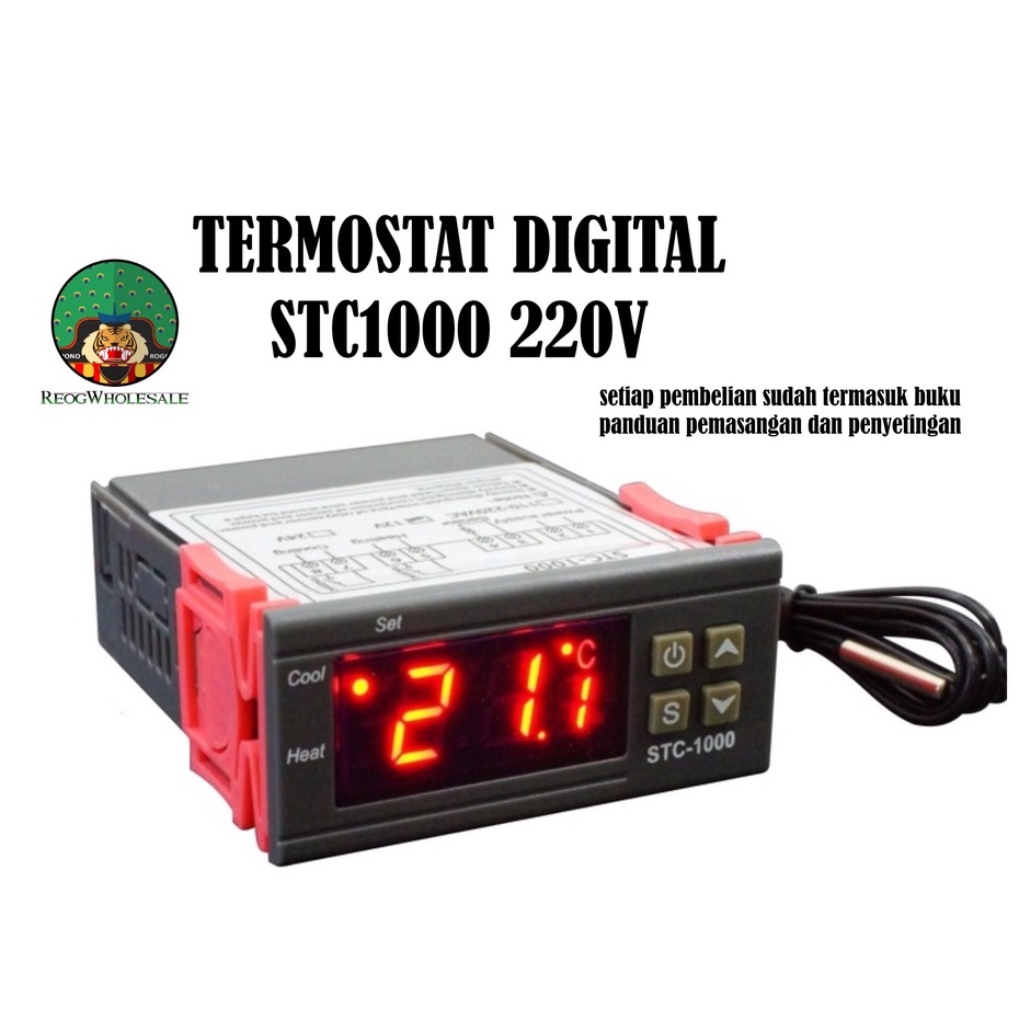 Termostat Digital Temperatur Controll STC1000 220V