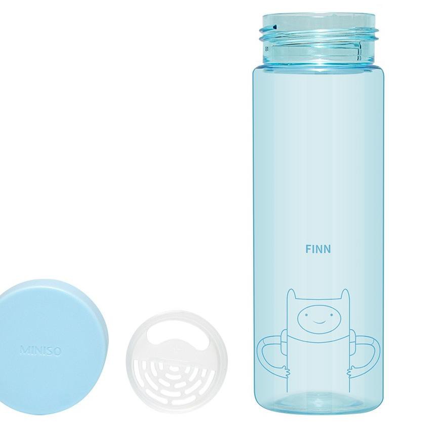 JY3☆ MINISO Botol Minum Plastik Tempat Air Water Lucu Adventure Time 540ml Barang Bagus