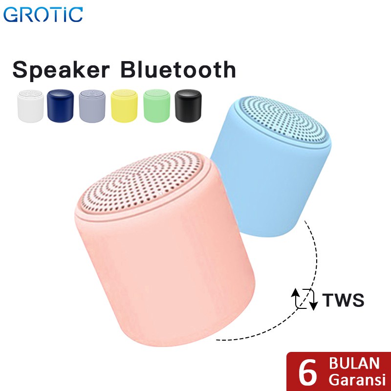 TWS Speaker Bluetooth Wireless Bass Stereo Portable Mini Speaker BT 5.0 npods LittleFun Macaron