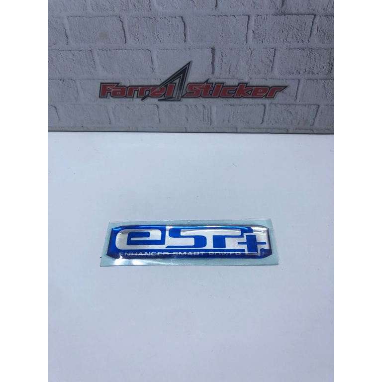 stiker ESP honda biru Sticker ESP plus