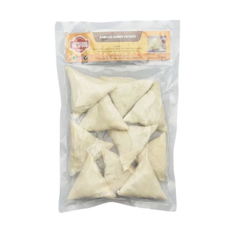 

Nic's Food Samosa Curry Potato Kentang Kari 250gram isi 10pcs