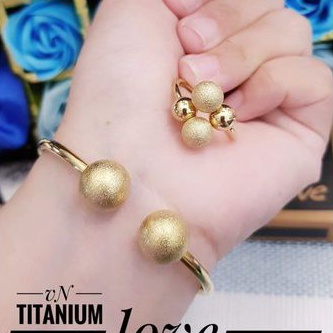 Gelang cincin titanium Boba terlaris 07CG