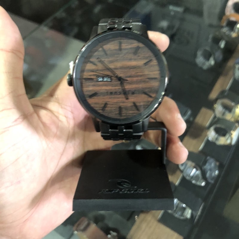 JAM TANGAN PRIA RIPCURL ORIGINAL P20 DETROIT WOODGRAIN WOOD