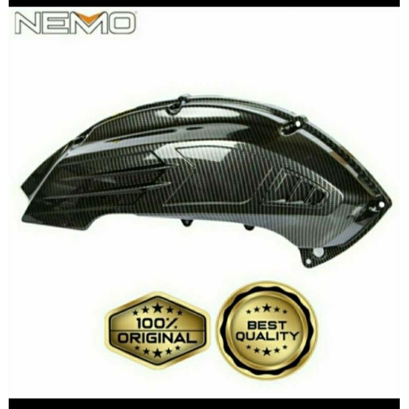 paket cover CVT carbon DAN cover filter carbon yamaha AEROX 155 2021 connected