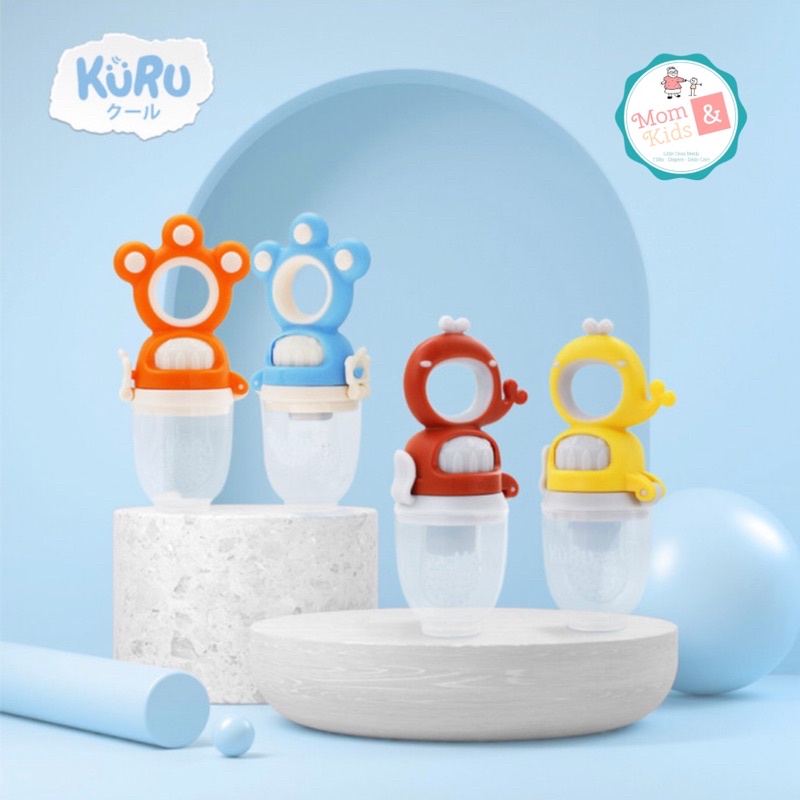 Kuru Empeng Dot Bayi | Empeng Buah &amp; Sayur Putar | Baby Fruit Teether