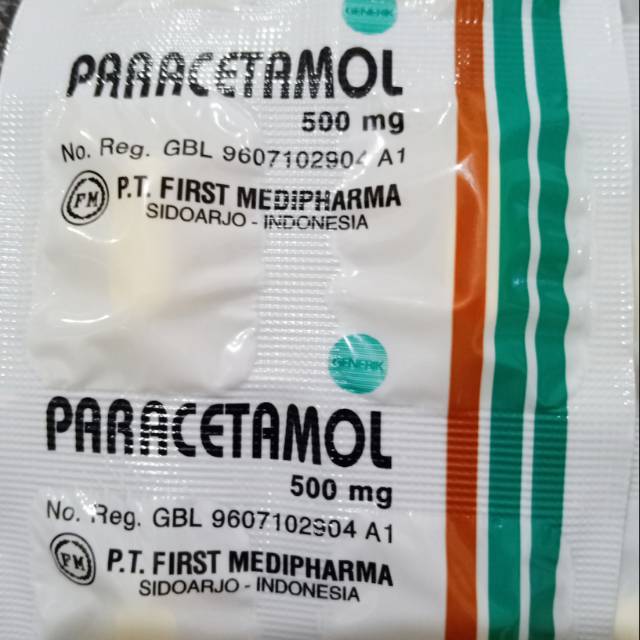 Paracetamol 500 mg obat apa