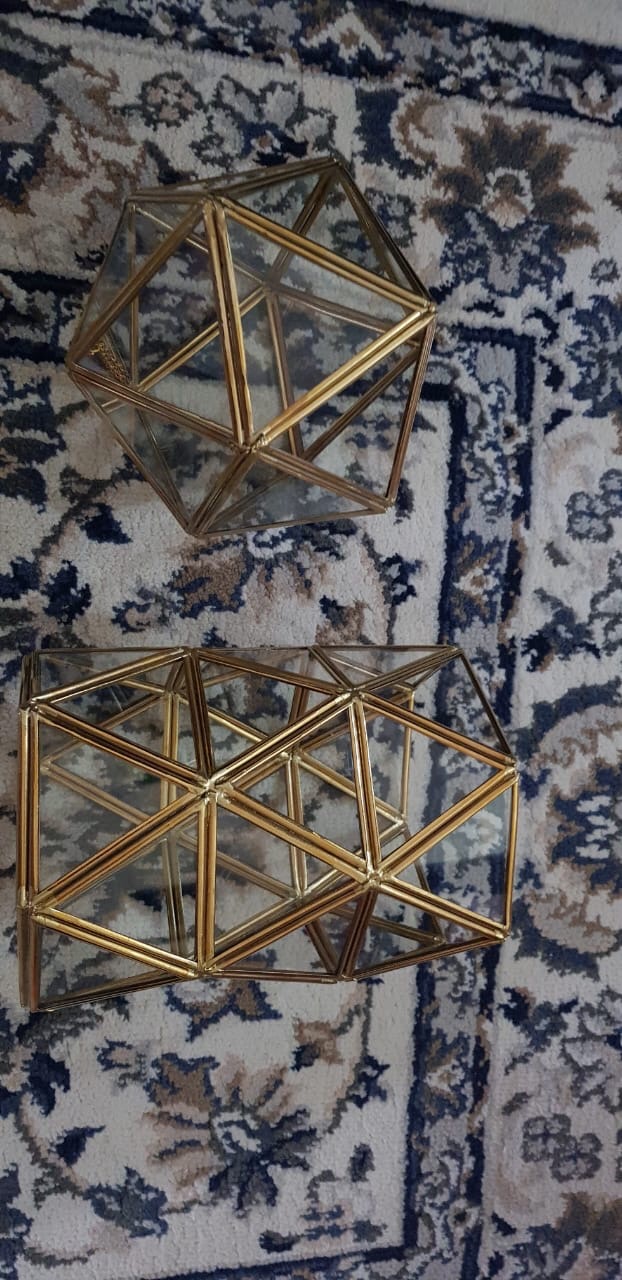 Tempat Cincin Ring Box Ringbox Kotak Cincin Mahar Lamaran Pernikahan Wedding Terrarium Kaca Glass