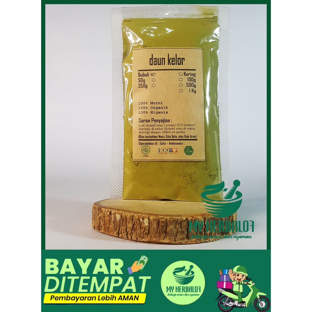Obat Herbal Jamu Daun Kelor Bubuk Murni Tanpa Campuran / Penambah Asi Booster Ibu Menyusui / Supleme
